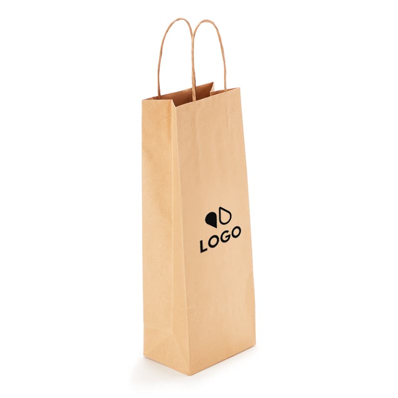 100.00000 Sacs Bouteilles En Papier Personnalisés 14x9x38 cm - Easyflyer