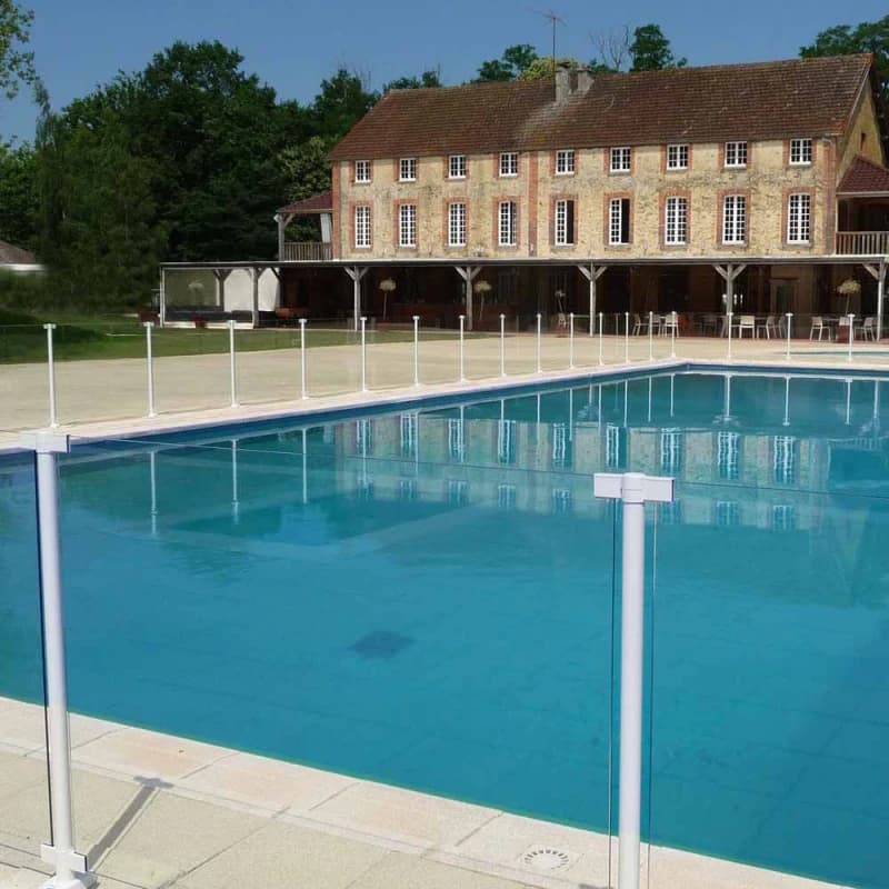 Barrière piscine verre Cap Ferret 1,5 mètre